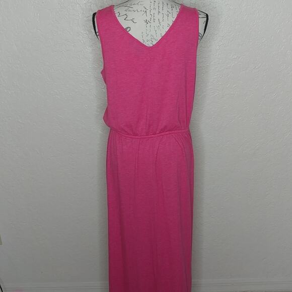 Joe by Joe Boxer Maxi Dress Pink Size M - Picture 2 of 6